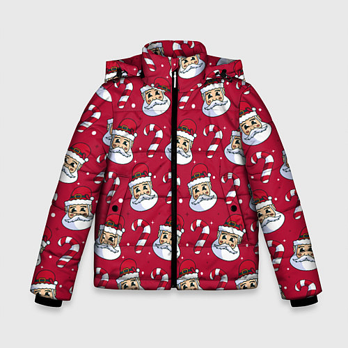Зимняя куртка для мальчика Дед Морoз / 3D-Красный – фото 1