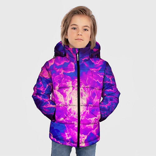 Зимняя куртка для мальчика ВЕЧНЫЙ РАЙ / 3D-Светло-серый – фото 3
