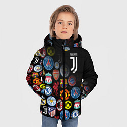 Куртка зимняя для мальчика JUVENTUS LOGOBOMBING SPORT, цвет: 3D-светло-серый — фото 2