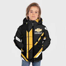 Куртка зимняя для мальчика CHEVROLET GEOMETRY LINES SPORT, цвет: 3D-светло-серый — фото 2