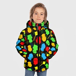 Куртка зимняя для мальчика SOUTH PARK ЮЖНЫЙ ПАРК НОВОГОДНИЙ УЗОР, цвет: 3D-светло-серый — фото 2