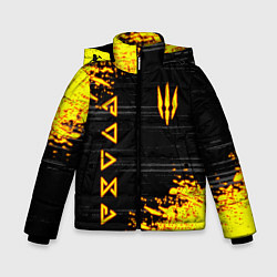 Куртка зимняя для мальчика The Witcher Neon, цвет: 3D-красный