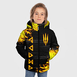 Куртка зимняя для мальчика The Witcher Neon, цвет: 3D-красный — фото 2