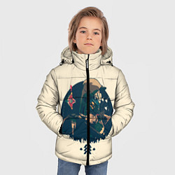 Куртка зимняя для мальчика Кейд-6, цвет: 3D-светло-серый — фото 2