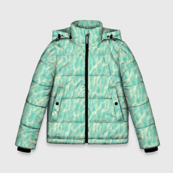 Куртка зимняя для мальчика Лазурная вода, цвет: 3D-красный
