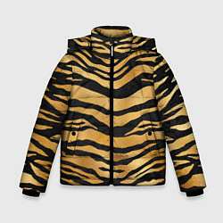 Зимняя куртка для мальчика Текстура шкуры тигра