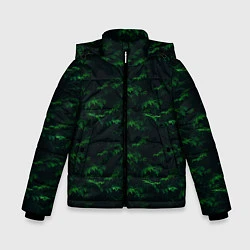 Куртка зимняя для мальчика Еловый рай, цвет: 3D-светло-серый