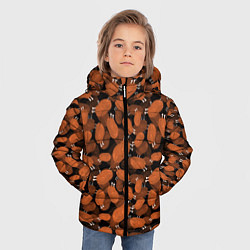 Куртка зимняя для мальчика Курица Гриль, цвет: 3D-светло-серый — фото 2