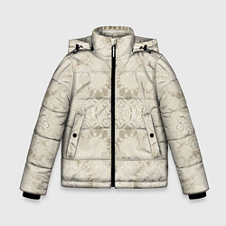 Зимняя куртка для мальчика Бежевый узор - Хуф и Ся