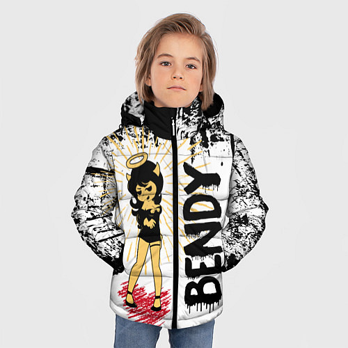 Зимняя куртка для мальчика Констебль Alice Bendy / 3D-Светло-серый – фото 3
