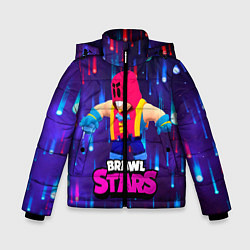 Куртка зимняя для мальчика GROM BRAWL STARS ГРОМ БРАВЛ СТАРС, цвет: 3D-черный