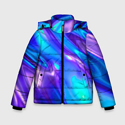 Куртка зимняя для мальчика Neon Holographic, цвет: 3D-светло-серый