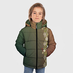 Куртка зимняя для мальчика Уютица на градиенте, цвет: 3D-черный — фото 2