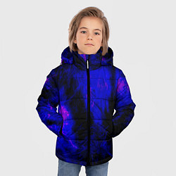 Куртка зимняя для мальчика Purple Tie-Dye, цвет: 3D-светло-серый — фото 2