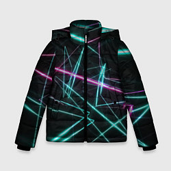 Куртка зимняя для мальчика Лазерная композиция, цвет: 3D-красный