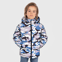 Куртка зимняя для мальчика Модный Красочный Камуфляж, цвет: 3D-светло-серый — фото 2