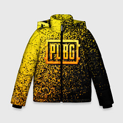 Куртка зимняя для мальчика PUBG - ПАБГ ОСКОЛКИ, цвет: 3D-черный