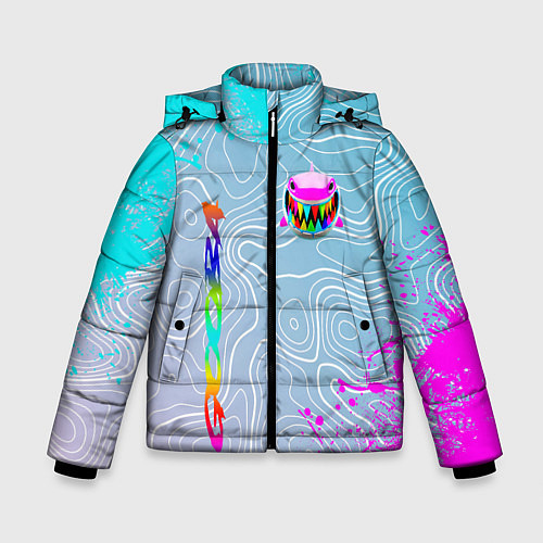 Зимняя куртка для мальчика 6IX9INE Gooba Брызги / 3D-Красный – фото 1