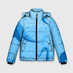 Куртка зимняя для мальчика МоРское Дно с Акулами, цвет: 3D-красный