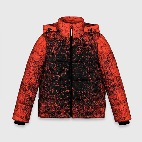 Зимняя куртка для мальчика Распространение Вируса / 3D-Красный – фото 1
