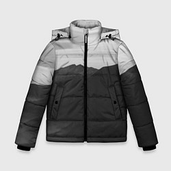Куртка зимняя для мальчика ТЕМНЫЕ ГОРЫ, цвет: 3D-светло-серый