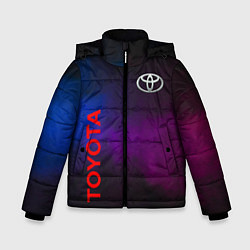 Зимняя куртка для мальчика Toyota - неоновый дым