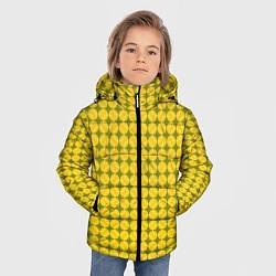 Куртка зимняя для мальчика Теннисные Мячи, цвет: 3D-черный — фото 2