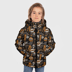Куртка зимняя для мальчика Lets Go Champ, цвет: 3D-черный — фото 2
