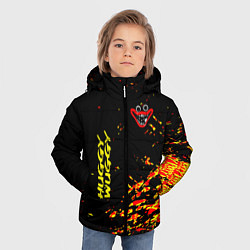 Куртка зимняя для мальчика Poppy Playtime huggy wuggy хагги вагги, цвет: 3D-светло-серый — фото 2