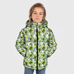 Куртка зимняя для мальчика Банкноты 100 Евро, цвет: 3D-светло-серый — фото 2