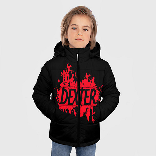 Зимняя куртка для мальчика Декстер Новая Кровь Класс / 3D-Светло-серый – фото 3