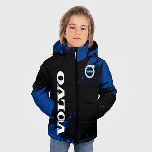 Зимняя куртка для мальчика Volvo Texture / 3D-Светло-серый – фото 3