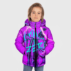 Куртка зимняя для мальчика Katana Zero Катана Зеро Самурай, цвет: 3D-черный — фото 2