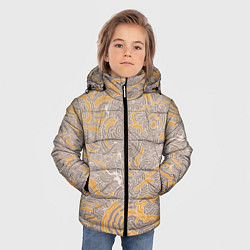 Куртка зимняя для мальчика Небесная механика, цвет: 3D-черный — фото 2