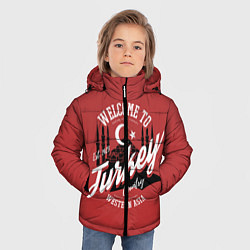 Куртка зимняя для мальчика Турция - Turkey, цвет: 3D-черный — фото 2