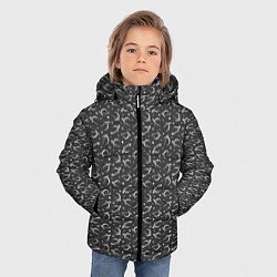 Куртка зимняя для мальчика Space Planet Pattern, цвет: 3D-светло-серый — фото 2