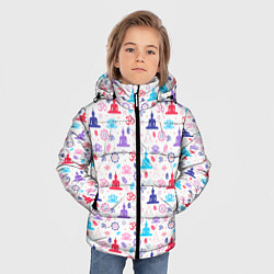 Куртка зимняя для мальчика Медитация - Meditation, цвет: 3D-светло-серый — фото 2