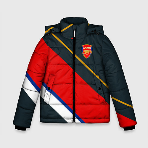Зимняя куртка для мальчика Arsenal арсенал football / 3D-Красный – фото 1