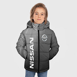 Куртка зимняя для мальчика Ниссан, цвет: 3D-светло-серый — фото 2