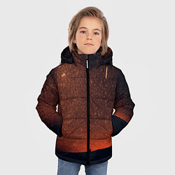 Куртка зимняя для мальчика Золотое небо, цвет: 3D-светло-серый — фото 2