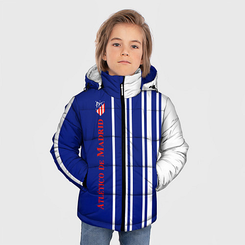 Зимняя куртка для мальчика ATLETICO MADRID АТЛЕТИКО МАДРИД / 3D-Светло-серый – фото 3