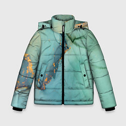 Куртка зимняя для мальчика FluidArt, цвет: 3D-светло-серый