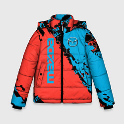 Куртка зимняя для мальчика Mazda sport, цвет: 3D-черный
