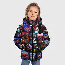 Куртка зимняя для мальчика POPPY PLAYTIME - РАЗНЫЙ ХАГГИ ВАГГИ, цвет: 3D-светло-серый — фото 2