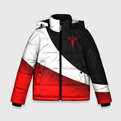 Куртка зимняя для мальчика TESLA - ЦВЕТА КОМПАНИИ, цвет: 3D-светло-серый