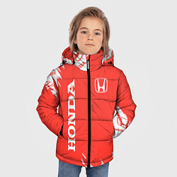 Куртка зимняя для мальчика Хонда sport, цвет: 3D-черный — фото 2