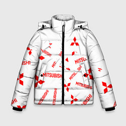 Куртка зимняя для мальчика Mitsubishi ASX, цвет: 3D-красный