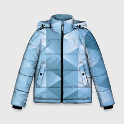 Куртка зимняя для мальчика Треугольники 3D Frozzen 2022, цвет: 3D-светло-серый