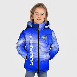 Куртка зимняя для мальчика Subaru субару, цвет: 3D-светло-серый — фото 2