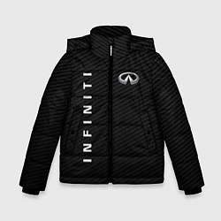 Куртка зимняя для мальчика Infinity карбон, цвет: 3D-светло-серый